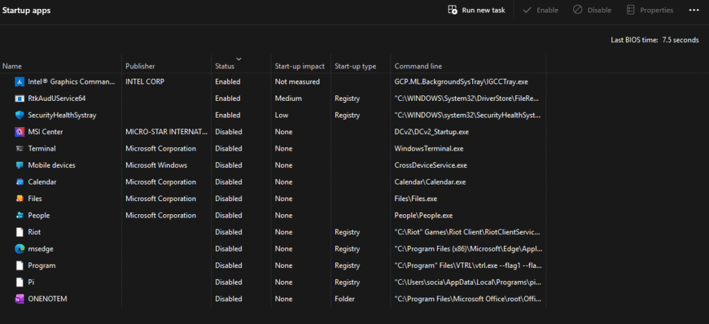speed up Windows 11 boot
