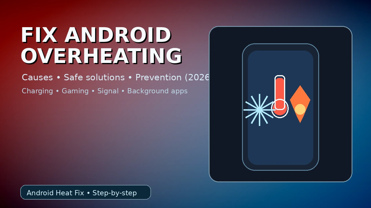 Fix Android Overheating (2026): Causes, Safe Solutions, and Prevention (Step‑by‑Step)