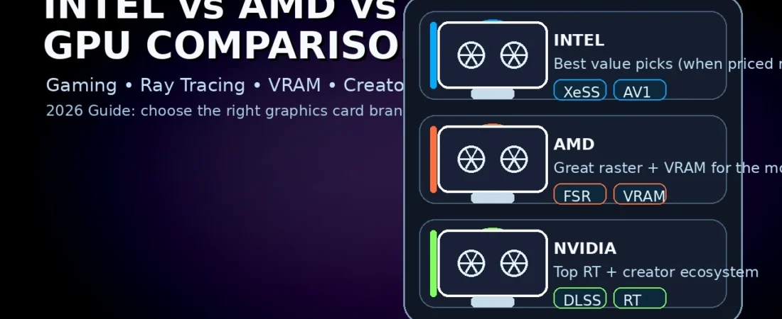 Intel vs AMD vs Nvidia GPU in 2026: Which Graphics Card Brand Should You Buy?
