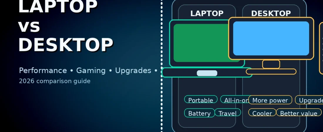 Laptop vs Desktop in 2026: Which One Should You Buy? (A Practical Comparison)