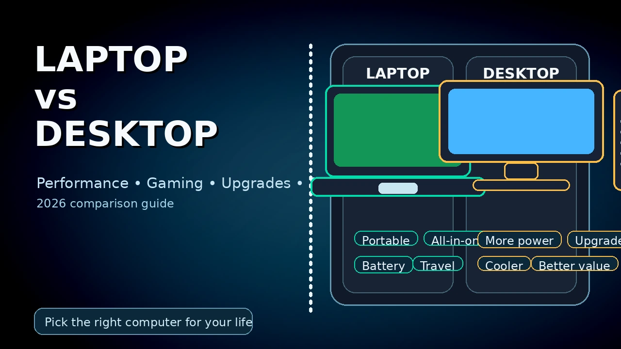 Laptop vs Desktop in 2026: Which One Should You Buy? (A Practical Comparison)