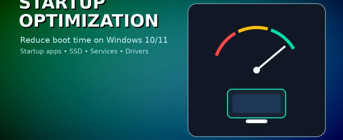 Startup Optimization (2026): Reduce Boot Time on Windows 10/11 (Safe Step‑by‑Step)