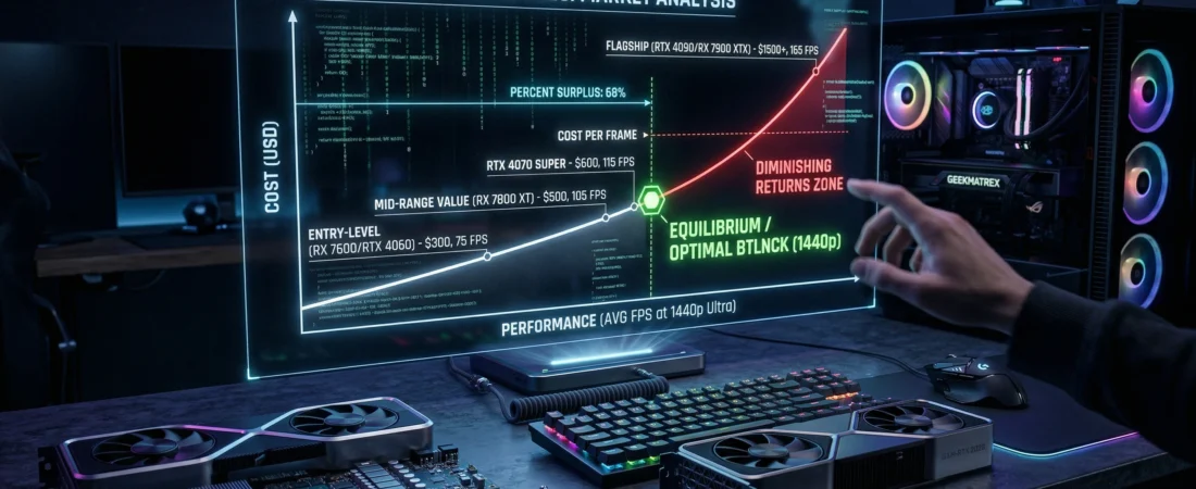 The Data-Driven PC Build: GPU Cost Per Frame 2026 Market Analysis