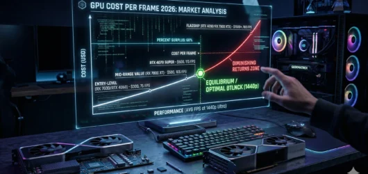 The Data-Driven PC Build: GPU Cost Per Frame 2026 Market Analysis