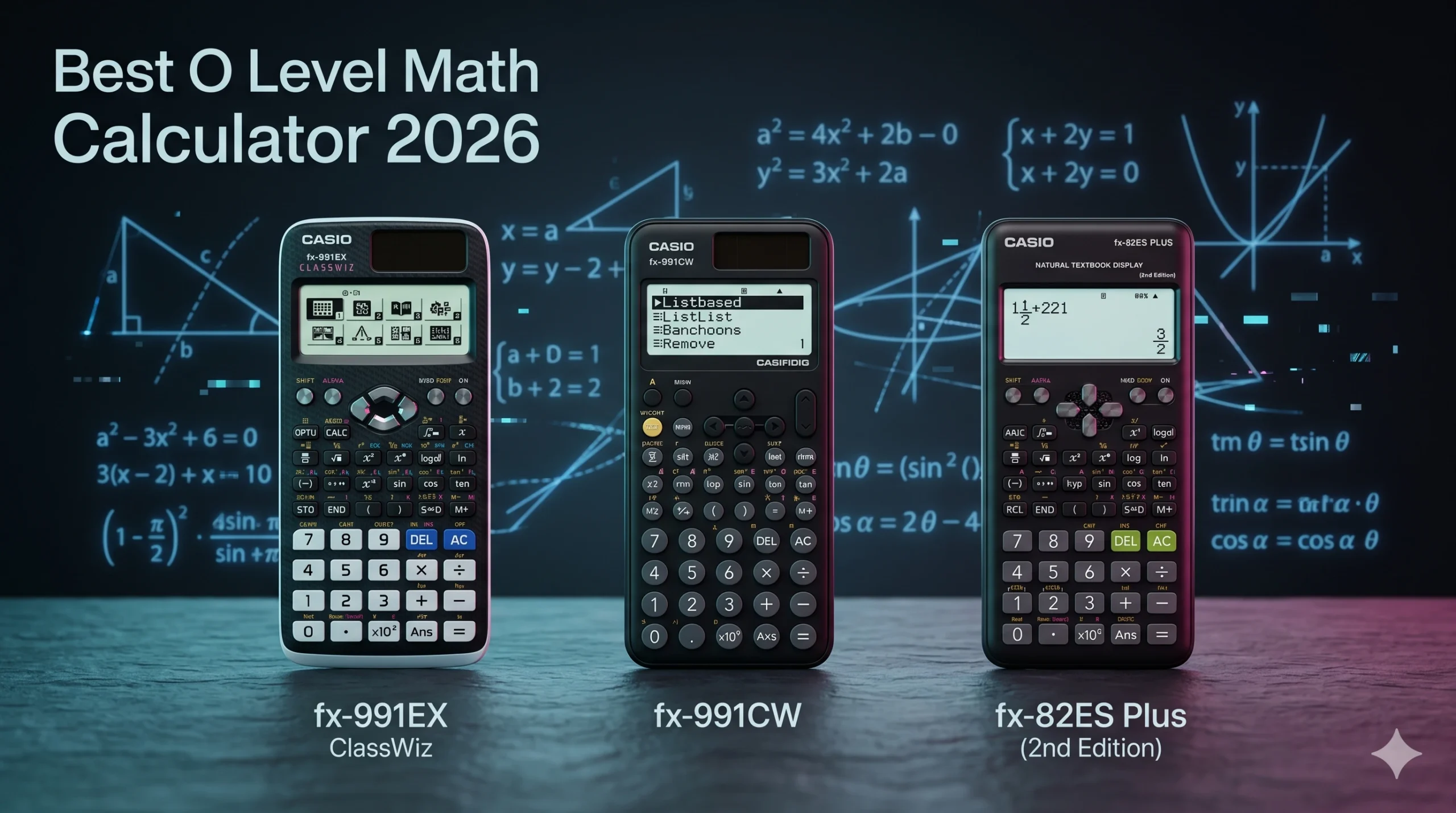 Best O Level Math Calculator 2026: Why the Casio fx-991EX is Still King