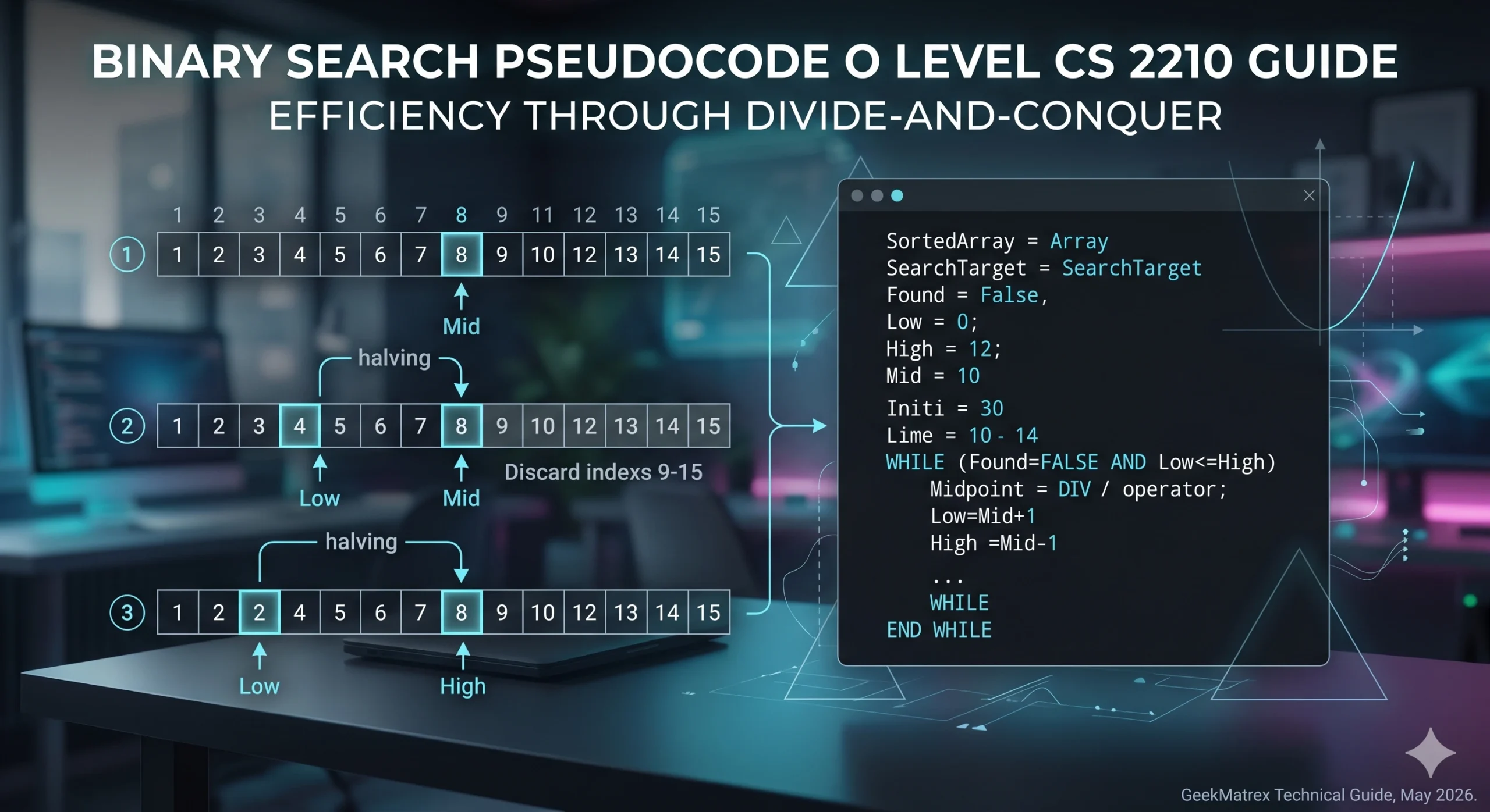Binary Search Pseudocode O Level Computer Science 2210: A Complete Technical Guide