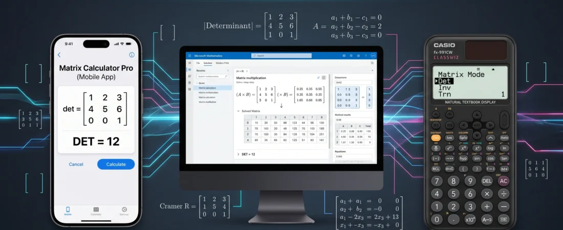 Matrix Calculation Apps for Computer Science Students: 2026 Reviews