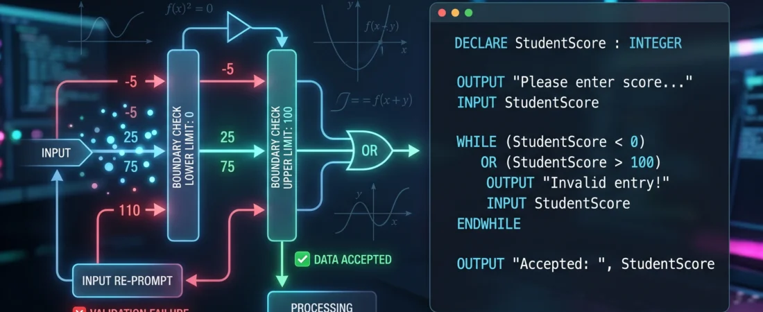 Range Check Validation Pseudocode O Level Computer Science 2210: Technical Guide