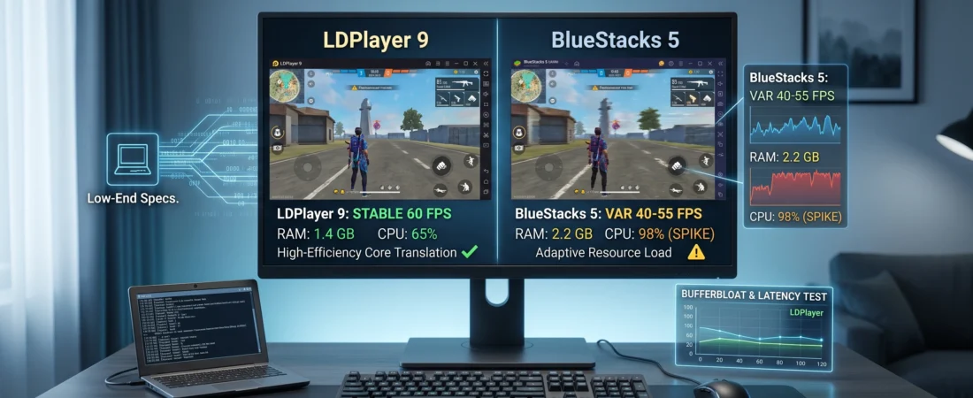 LDPlayer vs BlueStacks Performance Low End PC: 2026 Test