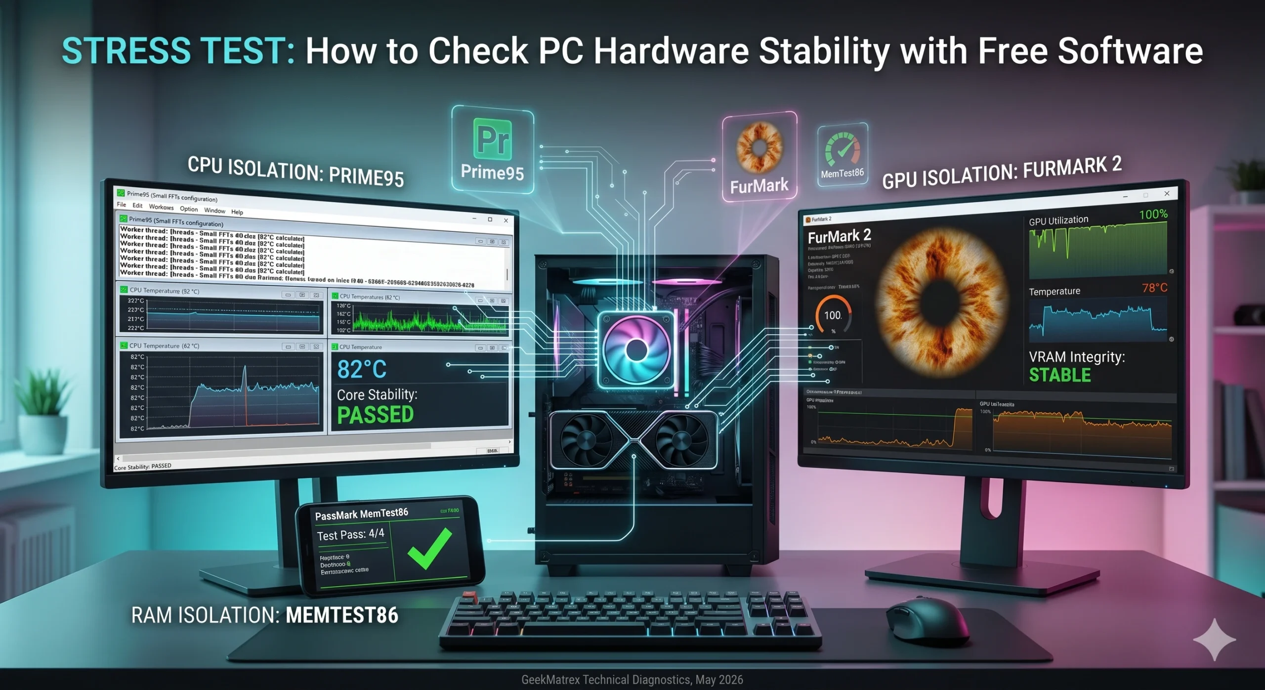 Stress Test: How to Check PC Hardware Stability with Free Software 2026